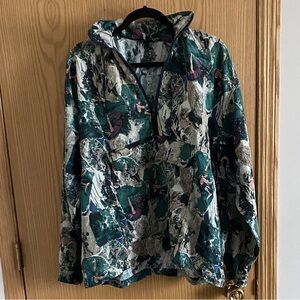 Multicolor Camouflage Pullover Jacket